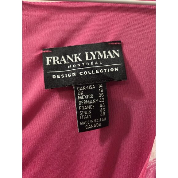 Frank Lyman Women Dress Size 14 Made in Canada Design Collection New With Tag - Picture 4 of 5